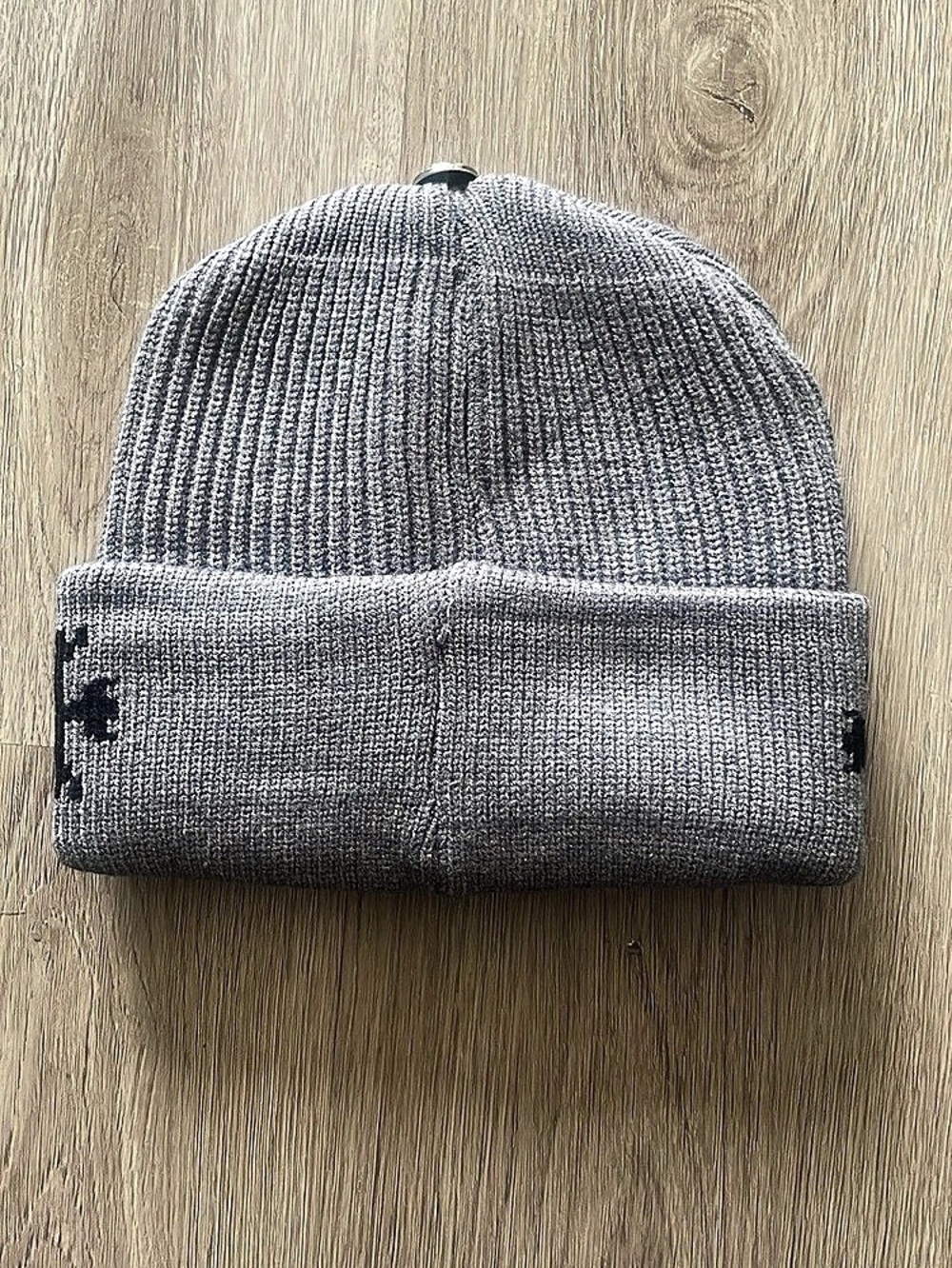 Chrome Hearts Big Cashmere Beanie Gray & Black - Picture 2 of 3